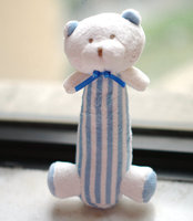 Jouet pour chien en peluche enrichissant, écologique et non toxique, ours, lapin, bâton à mâcher, hochet, couineur pour le broyage des dents, jeu interactif