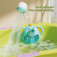 Pommeau de douche de bain pour bébé jouet pour tout-petits machine à bulles jouet de bain avec musique et lumière baignoire arroseur d'eau jouets de bain