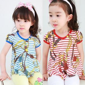 Camiseta al por mayor con serigrafía en rollo para niñas, estilo coreano - Product Image 1