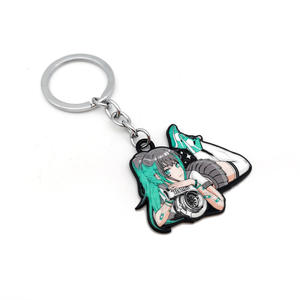 Llavero de Esmalte Suave al por Mayor, Cultura de Modificación de Automóviles JDM, Entusiasta de Automóviles, Anime, Chica Sexy, Llavero de Metal - Product Image 6