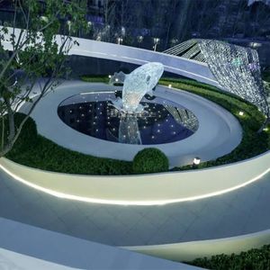 <span class=keywords><strong>ไฟ</strong></span>ประดับสวนตกแต่งบ้านรูปปั้นสัตว์ลวดโลหะแบบนามธรรมกลวงรูปปั้นปลาวาฬลวดสแตนเลสขนาดใหญ่สำหรับตกแต่งสวน - Product Image 3