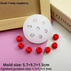 Molde <span class=keywords><strong>de</strong></span> Silicona Reutilizable para Pastel <span class=keywords><strong>de</strong></span> Arándanos y Frambuesas, para Fruta, <span class=keywords><strong>Chocolate</strong></span>, Helado, Repostería y Fabricación <span class=keywords><strong>de</strong></span> Velas Aromáticas - Product Image 4