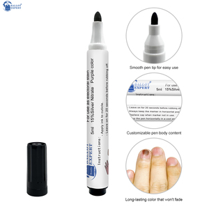 <span class=keywords><strong>Marqueur</strong></span> <span class=keywords><strong>indélébile</strong></span> imperméable à séchage rapide, encre de 3 ml/5 ml, durée de vie supérieure à 72 heures, fournitures électorales professionnelles personnalisées - Product Image 2