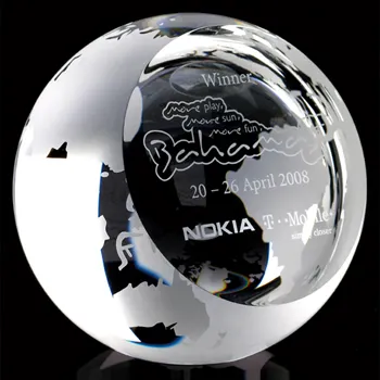 Высококачественный индивидуальный хрустальный трофей хрустальный шар прозрачный стеклянный хрустальный шар сувенир