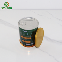 Boîte de conserve de lait en poudre imprimée sur mesure pour le stockage de biscuits et de gâteaux en fer blanc durable