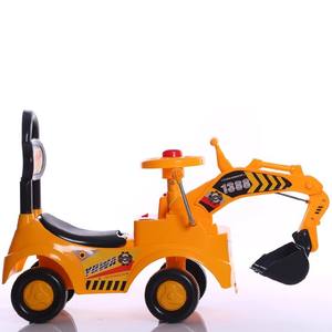 电池供电儿童四轮骑乘挖掘机摇摆车婴儿车玩具2-4年音乐照明ABS塑料舒适 - Product Image 4
