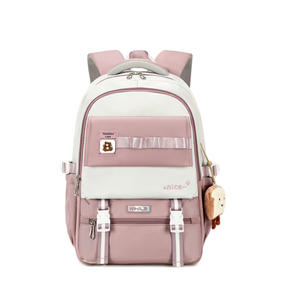 Il nuovo zaino alla moda presenta uno zaino in Nylon semplice e ad alta capacità per ragazze della scuola media e <span class=keywords><strong>del</strong></span> College - Product Image 1