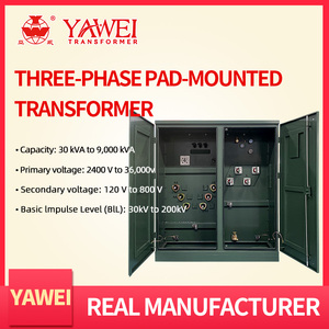 Yawei電源変圧器変電所2500kvaOnan1000kva2.5mva降圧変圧器価格パッド取り付け変圧器 - Product Image 3