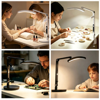 Lampe professionnelle pour salon de manucure avec projecteur 84 LED, lumière de travail pour manucure en noir ou blanc