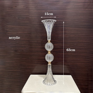 Nouvelle Arrivée Support Floral <span class=keywords><strong>en</strong></span> Acrylique Transparent <span class=keywords><strong>en</strong></span> <span class=keywords><strong>Forme</strong></span> <span class=keywords><strong>de</strong></span> Corne Centres <span class=keywords><strong>de</strong></span> Table <span class=keywords><strong>de</strong></span> Mariage <span class=keywords><strong>Vase</strong></span> à Fleurs Économique Décoration <span class=keywords><strong>de</strong></span> Table - Product Image 4