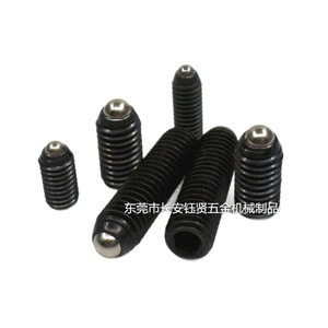 Cnc Drilling Hollow Bolts M5x12 Hex <b>Socket</b> Head Ball Plunger Positioning Bolt Class 10.9 12.9 Plain Carbon Steel - Product Image 4