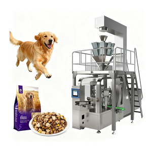 यह डोप्पैक स्टैंड बैग मिडी मांस मेडी मांस पेस्ट गीला पालतू कुत्ते बिल्ली भोजन स्वचालित पाउच भरने और पैकिंग मशीन - Product Image 1