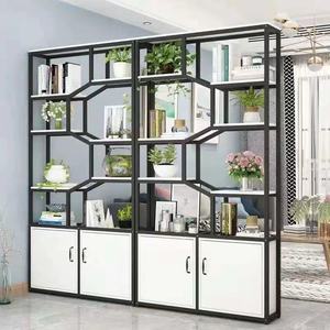 Smeedijzeren Scherm Commerciële Kantoor Scheidingskast Opbergrek Industriële Stijl Woonkamer Hal Vitrinekast - Product Image 2