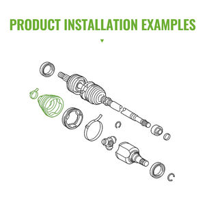 Kit de arranque de eje de junta de reparación Cv de pieza de coche Original de Alemania para Toyota Honda Mazda Hyundai Mitsubishi Kia Subaru Suzuki - Product Image 4
