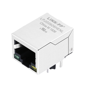 LPJG0926HENL Tab Xuống 1000 Base-T 1 Cổng 10p8c PoE + RJ45 Jack Kết Nối Ethernet RJ45 Với Magnetics - Product Image 3