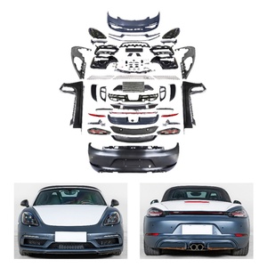 Kit de carrosserie pour la modification et la mise à niveau des voitures de 2012 à 2016, pare-chocs avant et arrière sport 718 pour 981 Boxster Cayman GTS - Product Image 1