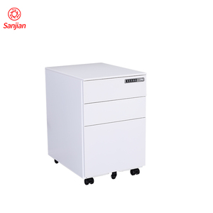 Hiện đại 3-ngăn kéo thép di động bệ nhỏ gọn dọc có thể khóa văn phòng lưu trữ Tủ hồ sơ cho văn phòng nhà trường hội thảo - Product Image 4