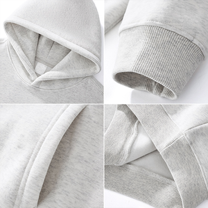 OEM Solid Color Customized New Activewear <strong>Women</strong> Sports Outfit <strong>Hoodies</strong> 100% Cotton Loose <strong>Zipper</strong> Ladies Sweatshirts - Product Image 5