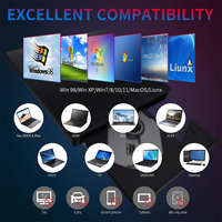 Unidad de CD/DVD externa, grabadora de CD USB 3,0, reproductor de unidad óptica de CD/DVD portátil, lector, escritor para ordenador portátil de escritorio