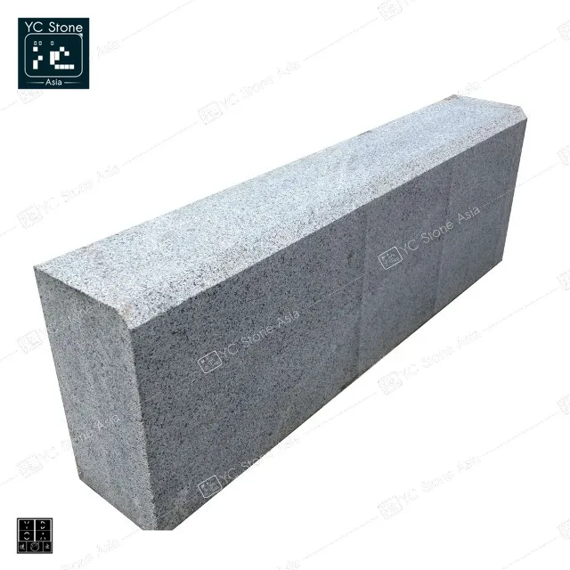 विशेष मूल्य पॉलिश ग्रेनाइट प्रतिबंध G603 ग्रे ग्रेनाइट पत्थर सड़क Curbstones