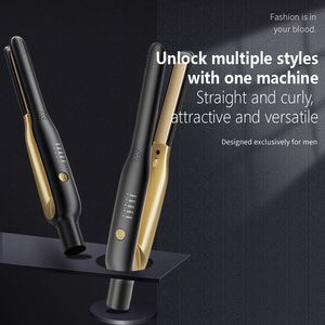 เครื่องม้วนผมแบบไร้สาย2-in-1เครื่องดัดผมพร้อมจอแสดงผล LED เครื่องดัดผมสั้นไฟฟ้าสำหรับผู้ชาย - Product Image 4