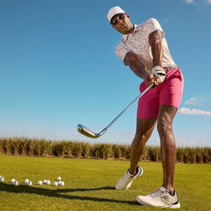 Polo liso con logotipo personalizado para hombre, Polo de secado rápido, ajuste regular, poliéster, licra, camisa de golf, logotipo en el cuello, polo, ropa de golf - Product Image 4