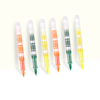 Highlighter pena Set plastik kuning, alat tulis harga murah