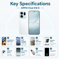 Smartphone OPPO Find X10 E 5G Original Baru 2026 Layar 120Hz Octa Core Kamera Triple 50MP NFC Dual SIM Oppo Ponsel 5G Tidak Terkunci