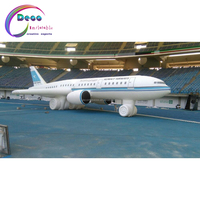 Avion gonflable géant, modèle d'avion gonflable, avec publicité personnalisée, pour l'extérieur