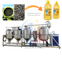 Raffinerie d'huile comestible Machine de raffinage et de déparaffinage d'huile de tournesol Usine de raffinerie de mesin Huile comestible de soja Machine de blanchiment