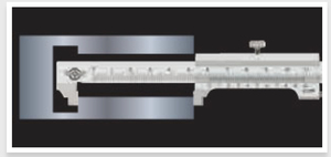 Calibrador de Mandíbula Corta KANON Serie SBM20 para Medición de Piezas de Mecanizado Escalonado en Orificios Profundos, Longitud de Medición 200mm y 300mm - Product Image 4