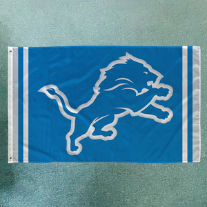 In magazzino bandiera di tutte le squadre di calcio <span class=keywords><strong>3</strong></span> x5ft Design personalizzato di alta qualità Detroit leoni Banner 100% poliestere sport bandiera Nfl - Product Image 2