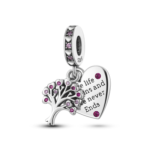 Ciondolo a Cuore in Zircone Argentato con Taglio a Rosa e Placcatura in <span class=keywords><strong>Oro</strong></span> Rosa/<span class=keywords><strong>Oro</strong></span>/Argento - Accessorio Charm Fai-da-te Unisex per Uso Quotidiano - Product Image 3