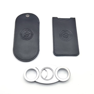 Nouveautés 2026 OCEAN Classic Coupe-cigares multifonctionnel en acier inoxydable avec logo personnalisé pour fumer - Product Image 3