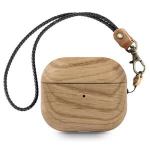 Étui de protection complet en bois de luxe <span class=keywords><strong>original</strong></span> pour écouteurs sans fil <span class=keywords><strong>AirPods</strong></span> <span class=keywords><strong>Pro</strong></span> – Boîtier portable et élégant pour casque audio – Meilleures ventes - Product Image 3
