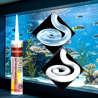 Mastic silicone liquide blanc monocomposant, sûr pour aquariums, pour usage de construction, pâte lisse pour grands panneaux de verre, prix de gros