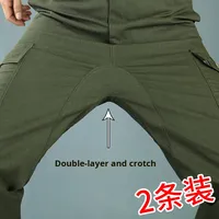 Pantalones de Trabajo para Hombre, de Poliéster, Resistentes a la Suciedad, Resistentes al Desgaste, Protección Laboral, Corte Recto y Holgado, para Mecánicos y Reparación de Automóviles