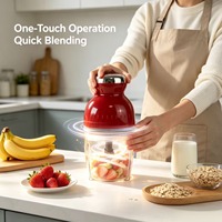 Mini hachoir électrique multifonctionnel pour aliments pour bébés, desserts, fruits, légumes, viande, hachoir de cuisine domestique