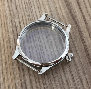 Pièces de rechange personnalisées de luxe pour boîtier de montre pilote en acier inoxydable avec cristal saphir de 40 mm, <span class=keywords><strong>mouvement</strong></span> <span class=keywords><strong>ETA</strong></span> <span class=keywords><strong>6497</strong></span>/6498, léger - Product Image 6