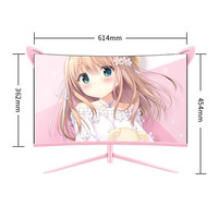 Oem Hot Super 4k 5K 32inch Pink Computer 21.5" 24" 27" Hd Ips Display 75hz Game Desktop Gaming Pc Monitor