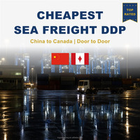 Expédition maritime de la Chine au Canada LCL FCL DDP Porte à Porte Transitaire maritime Vancouver Service logistique Livraison rapide