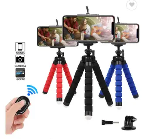 2023 Mini linh hoạt điện thoại thông minh bạch tuộc vlog Video Camera selfie thanh điện thoại đứng chân máy cho sống - Product Image 5