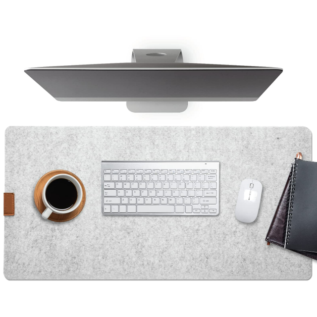 Desk Accessories Non-Slip Mouse Pad 80*40 CM Large Felt Desk Mat Desktop Mat for Home Office