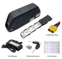 Batterie de vélo électrique Hailong Downtube au lithium 48V 30Ah/52V 30Ah/72V 20Ah pour vélo électrique 250W-2000W avec cellules 21700