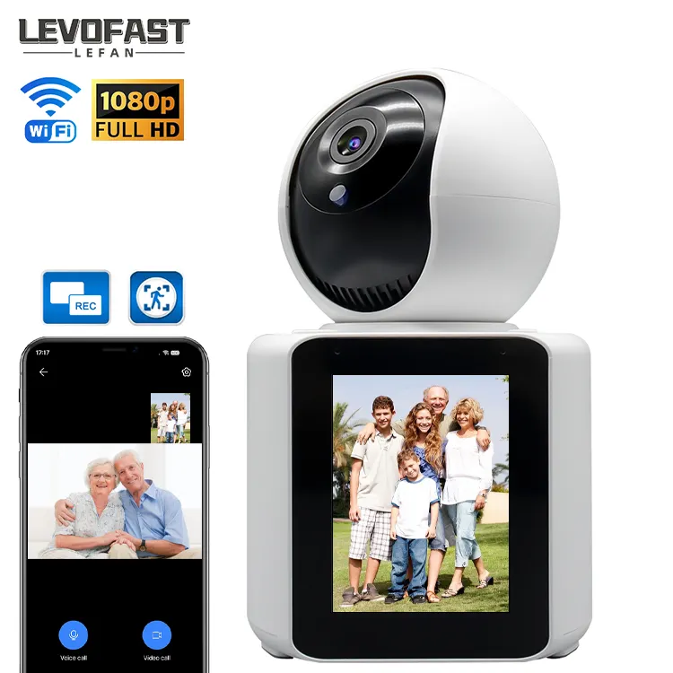 LEVOFAST kamera Wifi video dua arah harga pabrik asli kamera Video HD 2MP nirkabel keamanan rumah untuk monitor bayi