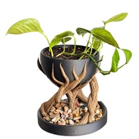 Nouveau modèle de pot de plantation STL pour racines d'arbres, pot en forme de main pour la plantation de racines d'arbres, design nordique, robuste et durable