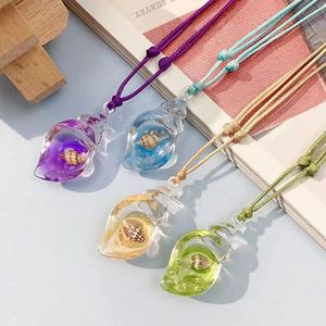 Colgantes de Concha de Caracol Acrílicos Rojos Brillantes, Accesorios Luminosos para Joyería DIY, Llaveros, Bolsos, Pendientes, Verano 2024 - Product Image 4