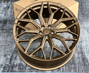 Rines de Aluminio Forjado con Acabado Negro Brillante JG para Autos, 18 19 20 21 Pulgadas para Audi BMW <span class=keywords><strong>Mercedes</strong></span>, Certificación JWL VIA - Product Image 2