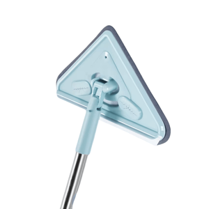 Fabriek Groothandel Microfiber Stofzwabber Huishoudelijke Reiniging Lange Steel Roterende Driehoek Dweil Reinigingsvloer - Product Image 4