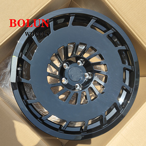 Bolun fábrica personalizada de alta calidad 1 pieza negro 21x9,0 21x10,<span class=keywords><strong>5</strong></span> pulgadas ruedas forjadas 5X120mm llantas ET + 38/+ <span class=keywords><strong>45</strong></span> para 2019 VW TRANSPORTER - Product Image 4